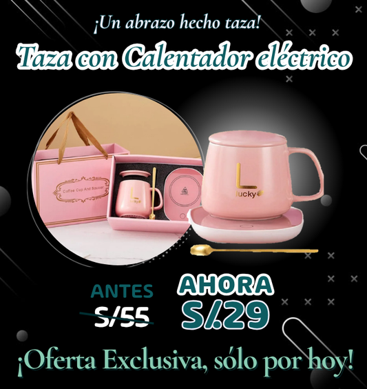 Taza con Calentador eléctrico
